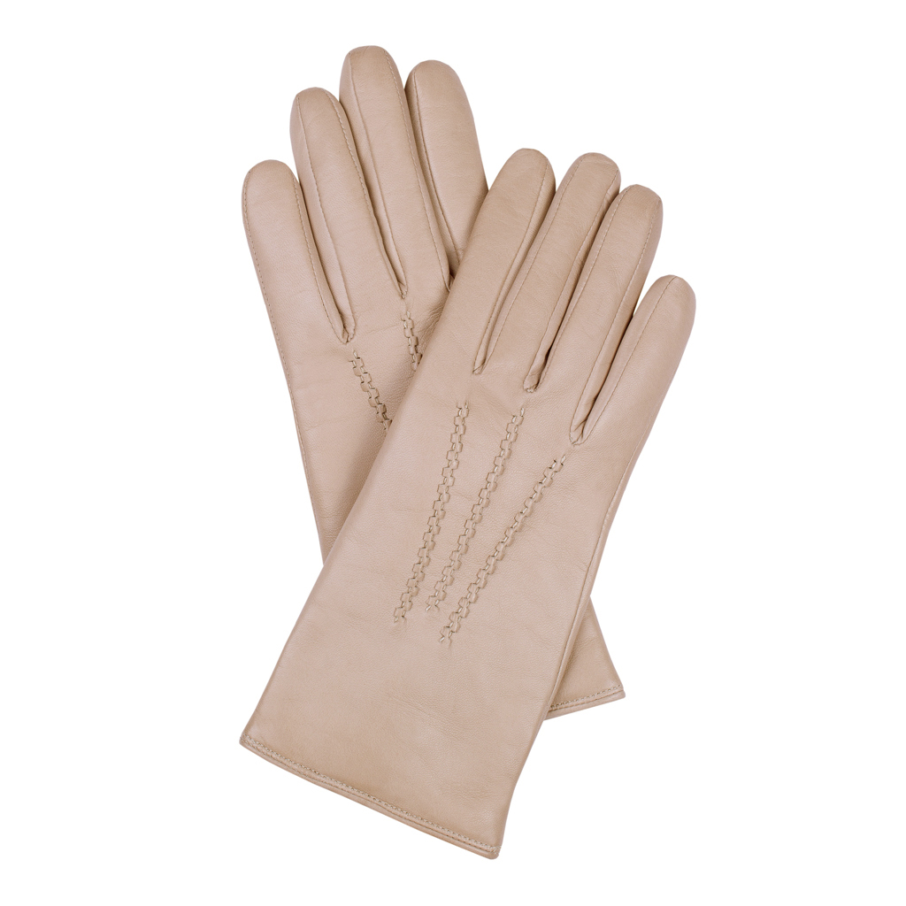 Женские кожаные перчатки — купить в интернет-магазине Ламода